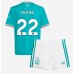 Liverpool Hugo Ekitike #22 Tredjedraktsett Barn 2025-26 Korte ermer (+ Korte bukser)